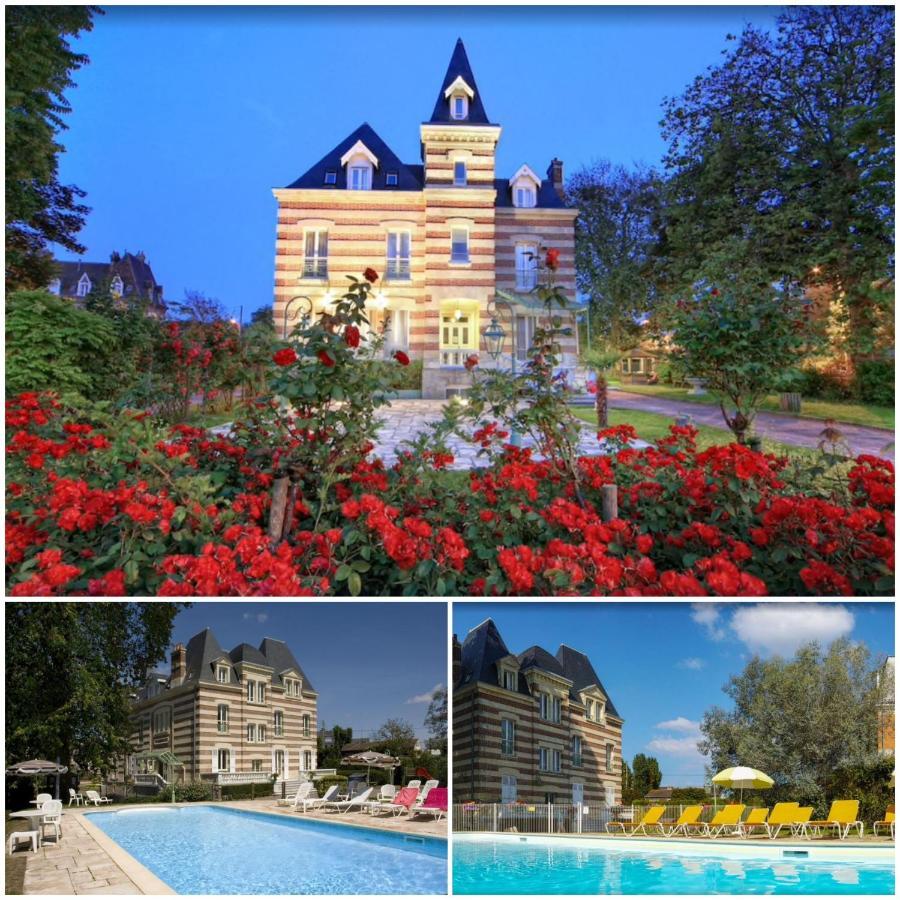 Cosy appartement dans une villa avec piscine, proche du centre et de la mer Cabourg Extérieur photo